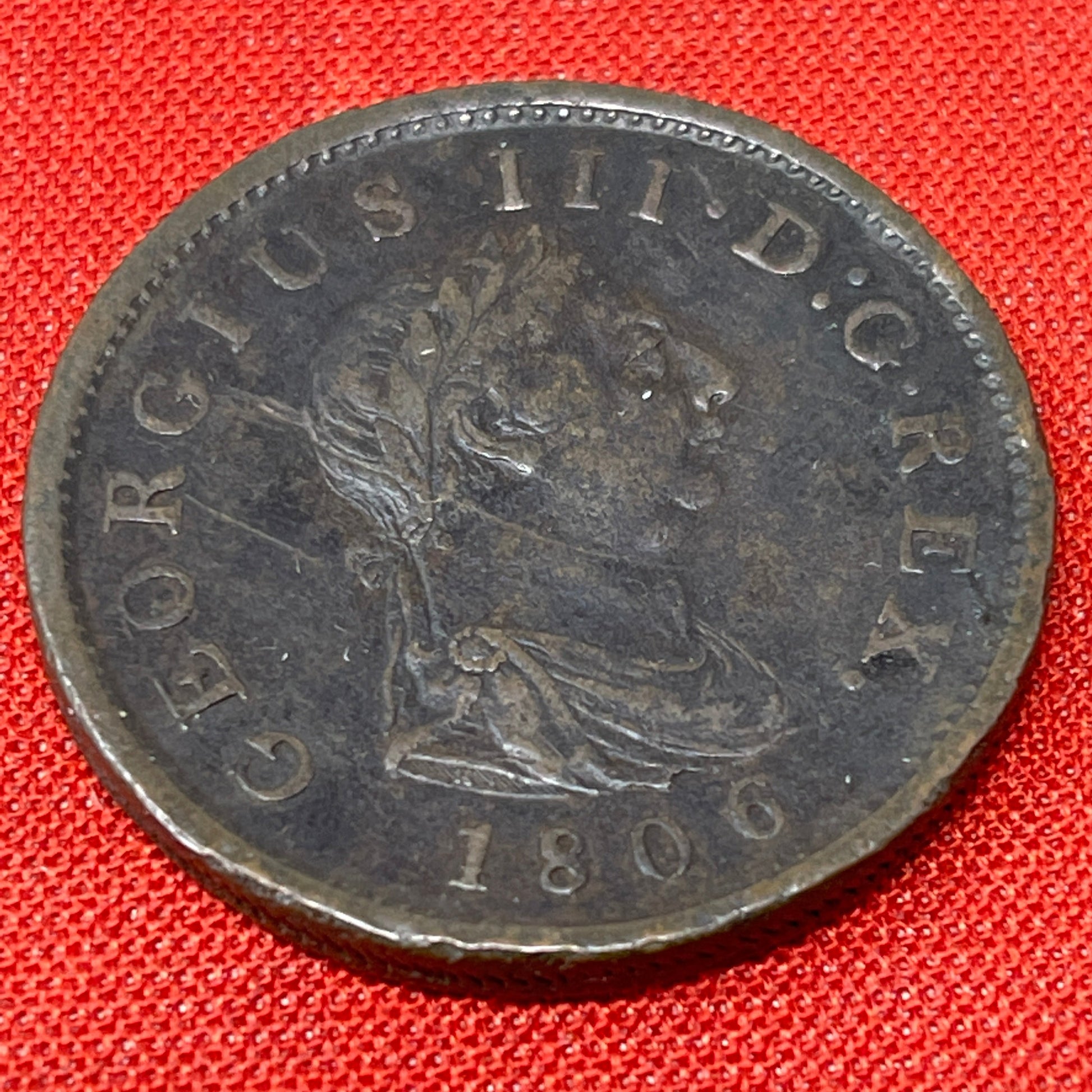 King George III 1806 Penny.