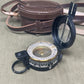 WWII British Prismatic Compass & Leather Case