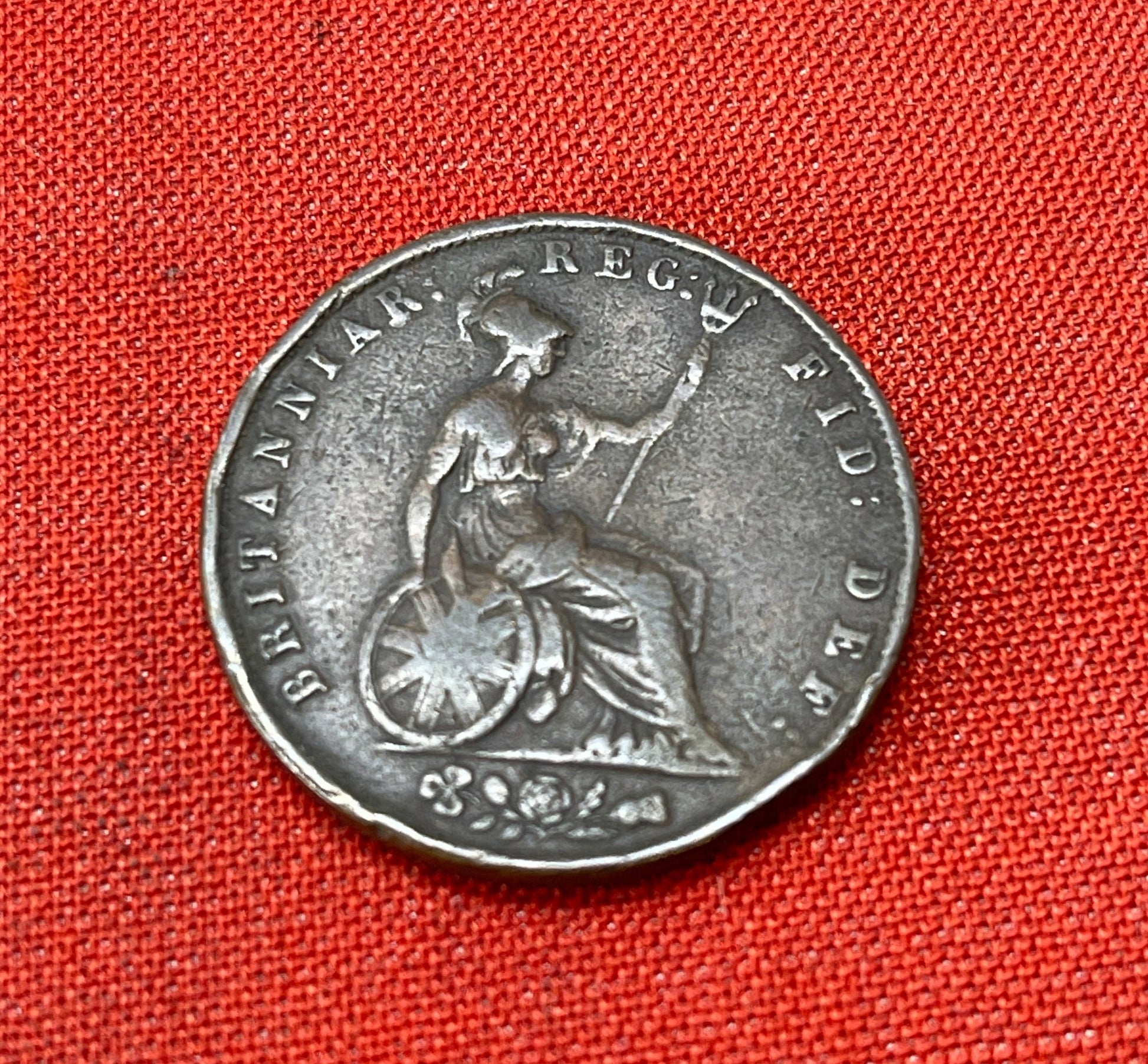 Queen Victoria Half Penny 1855