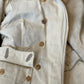 Swedish Army Canvas and Sheepskin Coat Labled SPAA Helmslojd Akta Chromnappa, Crow And PS To Flap