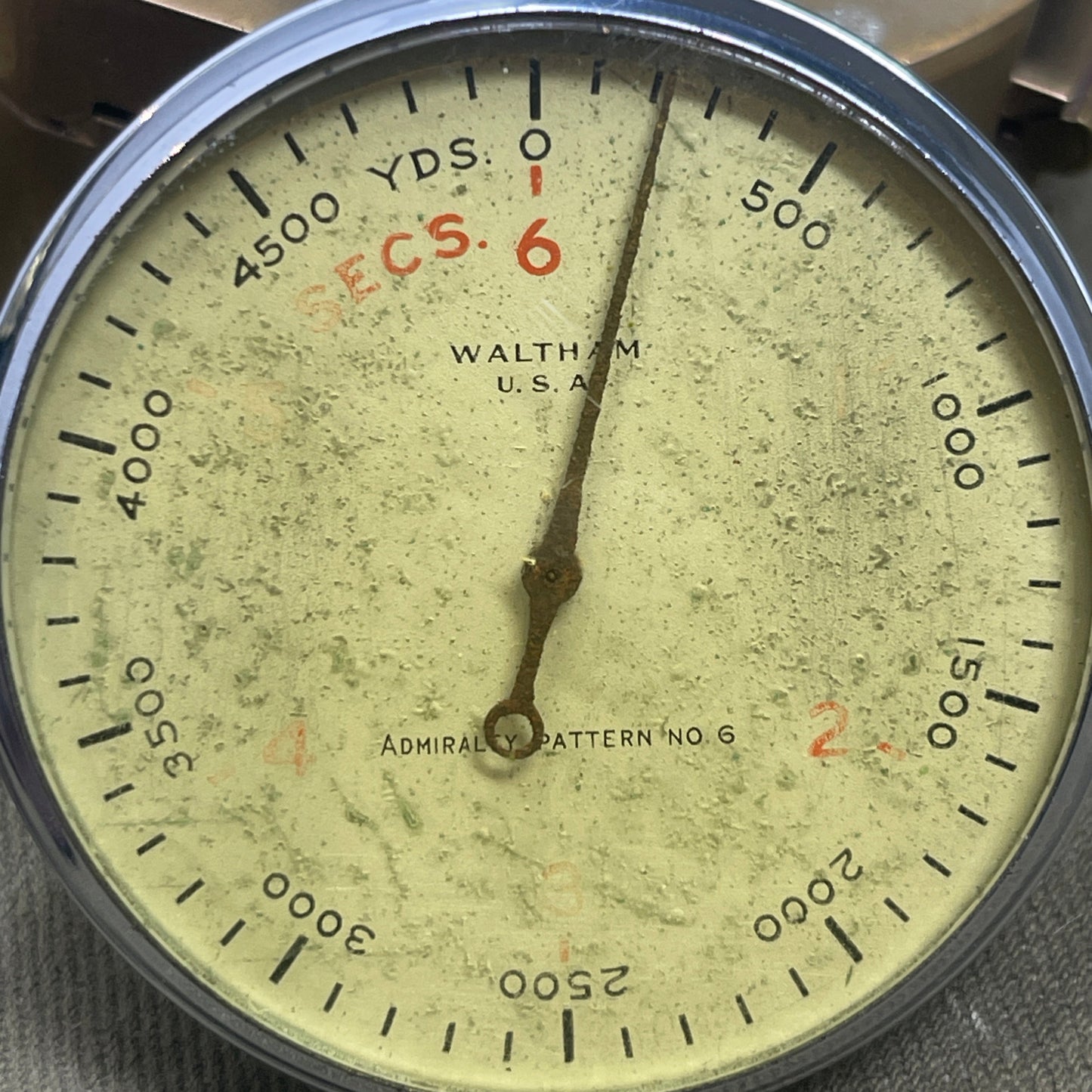 WWII Waltham U.S.A. Admiralty Pattern No.6 ASDIC Stopwatch – Royal Navy Issue (Copy)