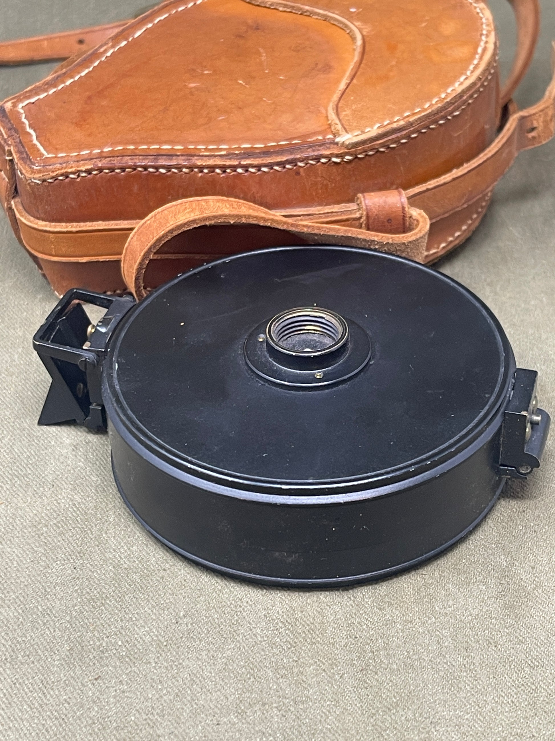 British Artillery Prismatic Compass by Francis Barker & Son.