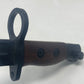 The No. 5 Bayonet was the bayonet used with the No 5 Lee-Enfield which is nicknamed the "Jungle carbine ". The bayonet was a blade which marked a return of the British Army to using blade type bayonets like the Pattern 1907 bayonet instead of socket bayonets such as the No. 4 Bayonets used on the No. 4 Lee-Enfield.