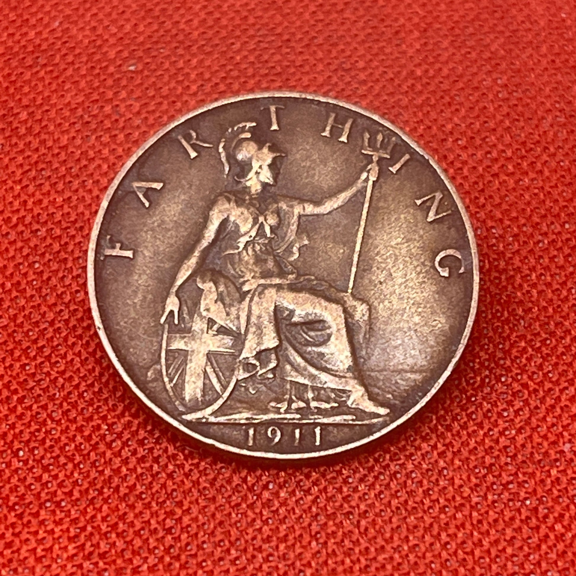 King George V 1911 Farthing