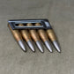 WWII Austrian/German 8×56R Mannlicher M95 5-Round En-Bloc Clip – Eagle Marked – Inert