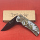 Elk Ridge 118CA UK EDC Woodland Folding Knife - 2.5" Clip Point Locking Blade