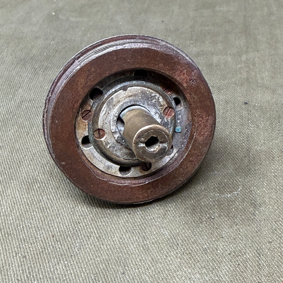 Original WW1 German 77mm Artillery Time Fuze – Dopp. Z. 96 – Battlefield Relic