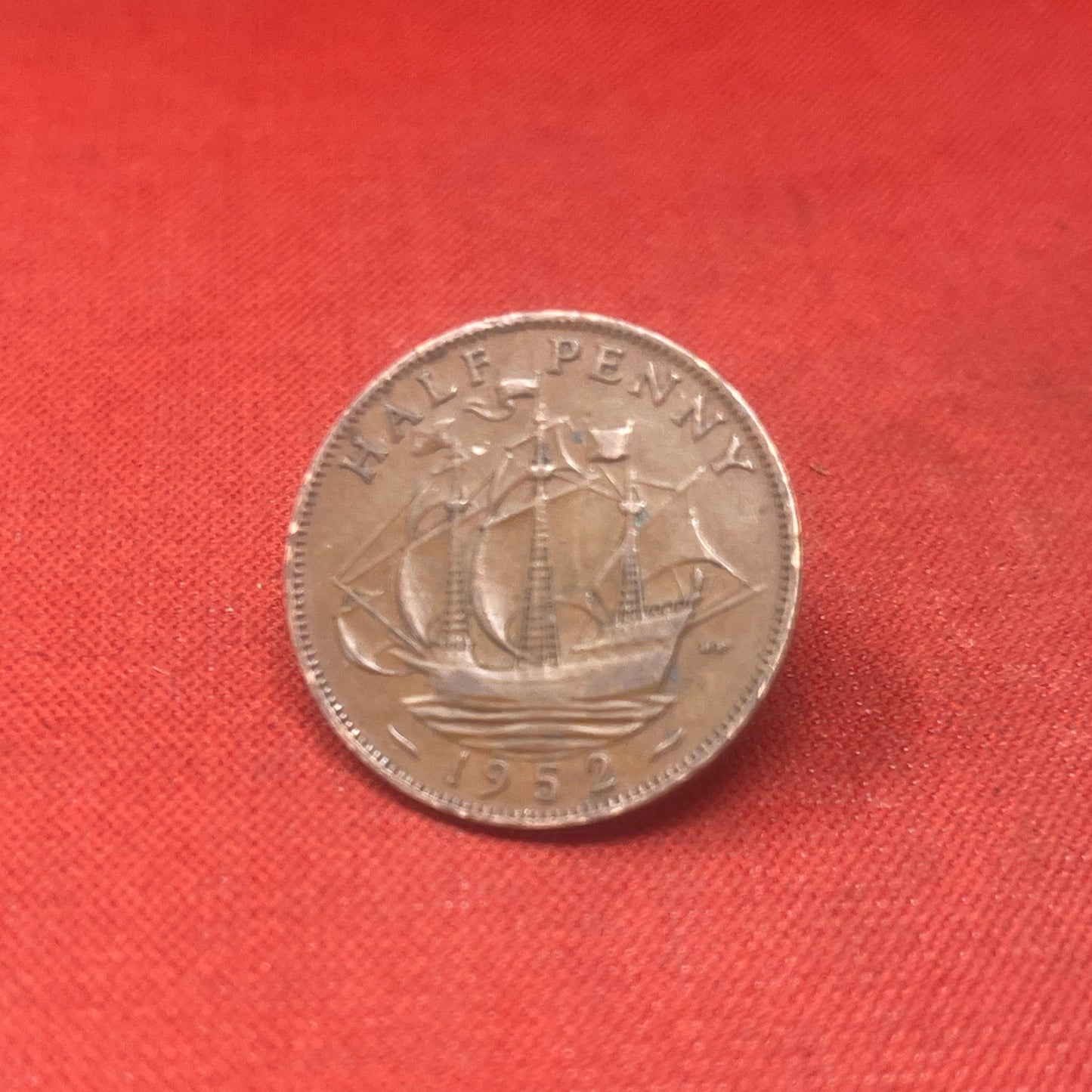 King George VI 1952 Half Penny