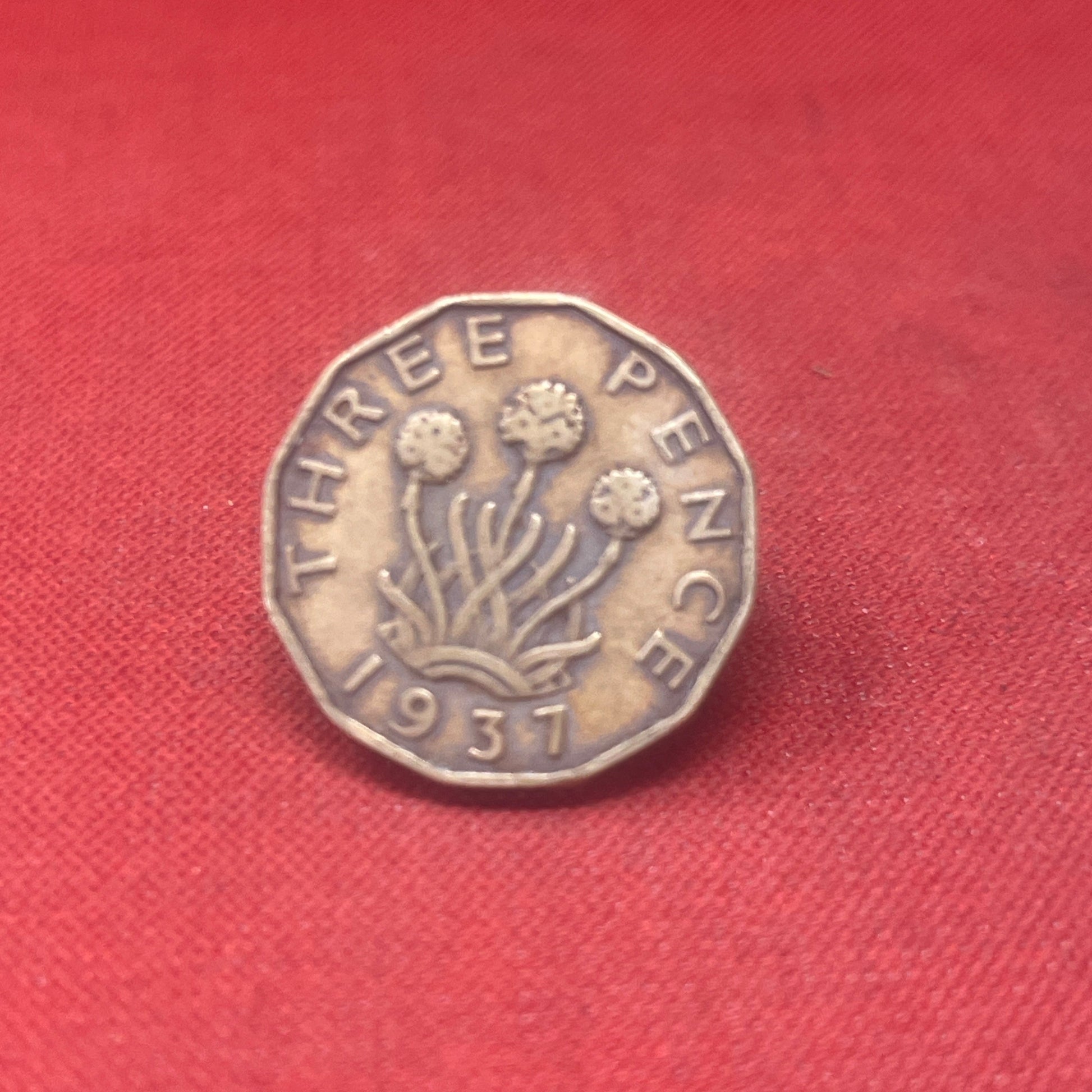 King George VI 1937  Threepence Coin