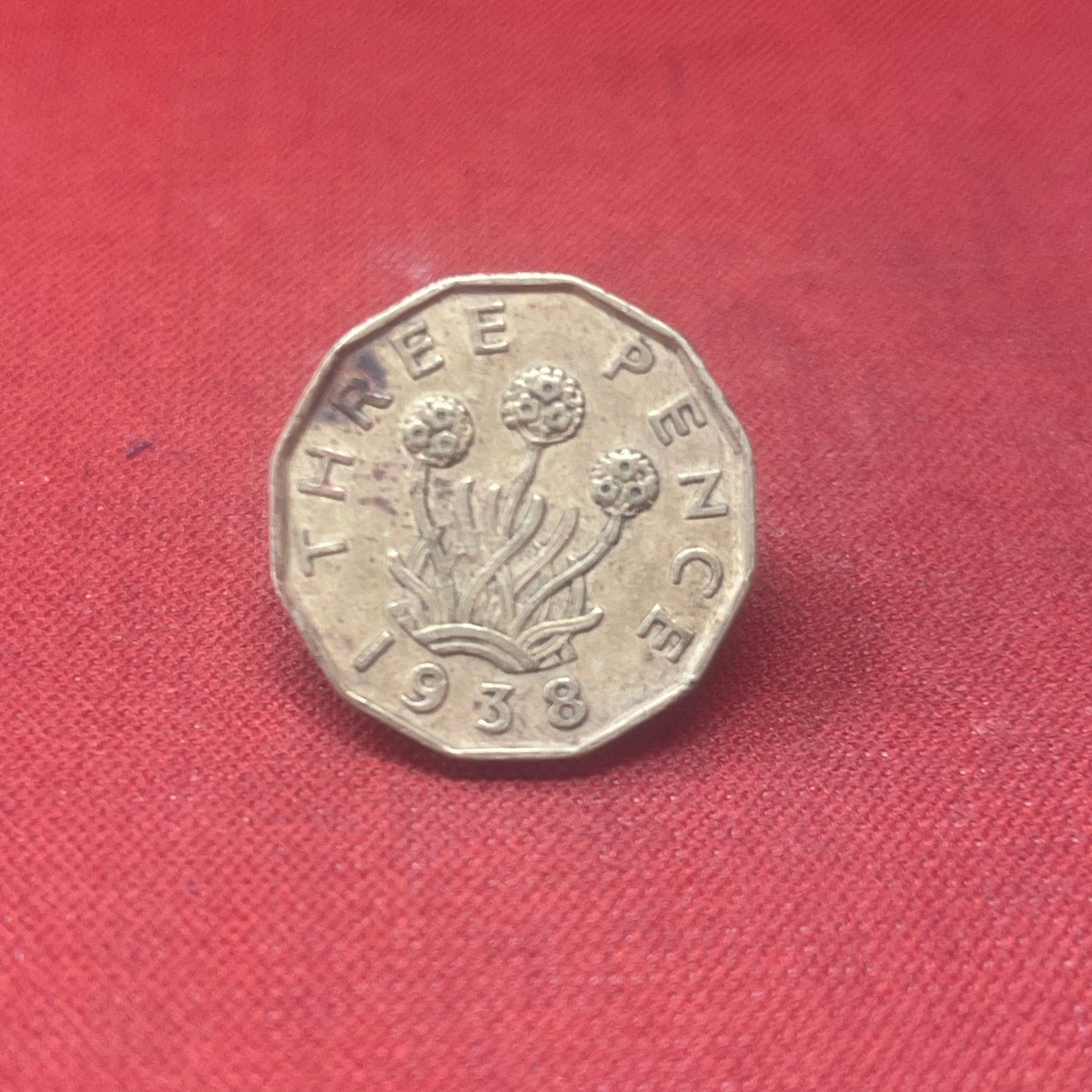 King George VI 1937  Threepence Coin