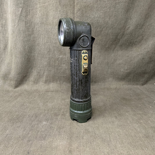 Original British Army Right Angle Torch with Filters – This has seen service !!
