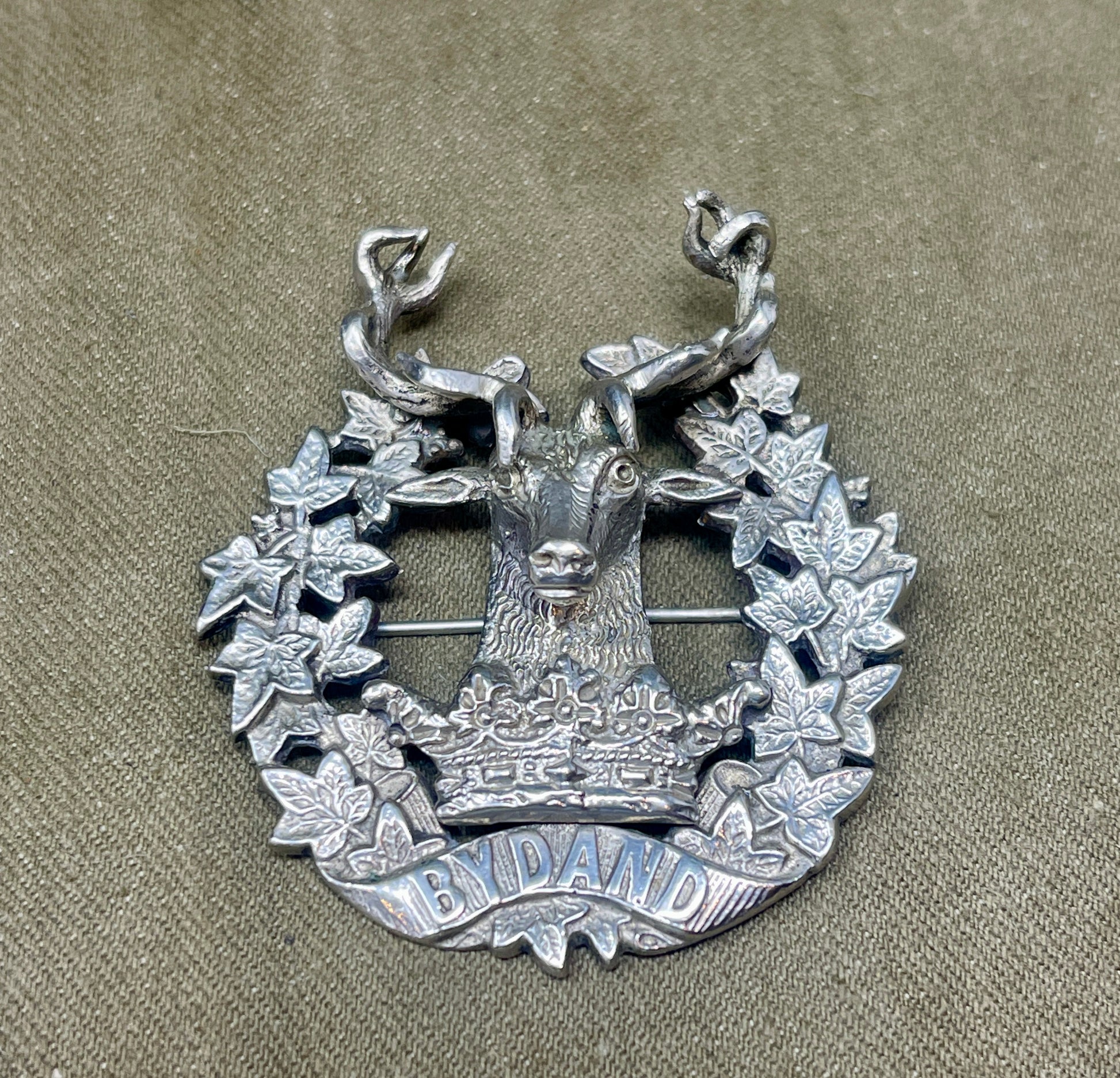 Gordon Highlanders Regiment Officer's Cap Badge