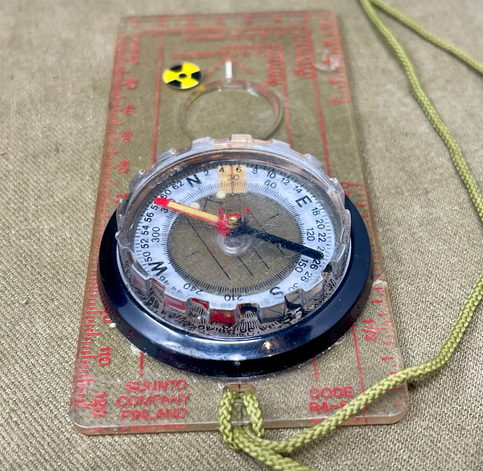 Military Issue  Silva Compass with Lanyard
