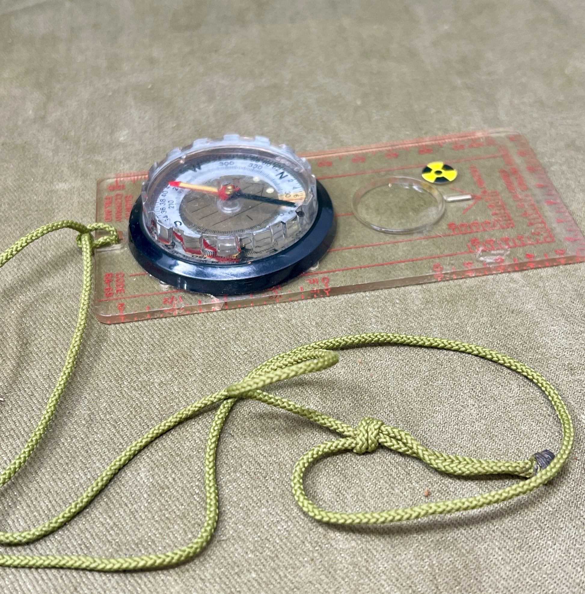 Military Issue  Silva Compass with Lanyard