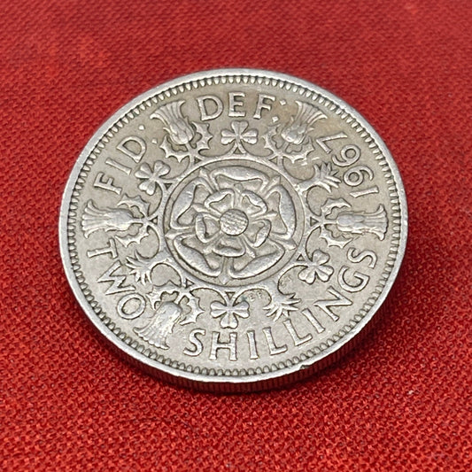 Queen Elizabeth II Two Shilling 1967