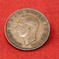 King George VI 1936 - 1952 One Penny Dated 1945