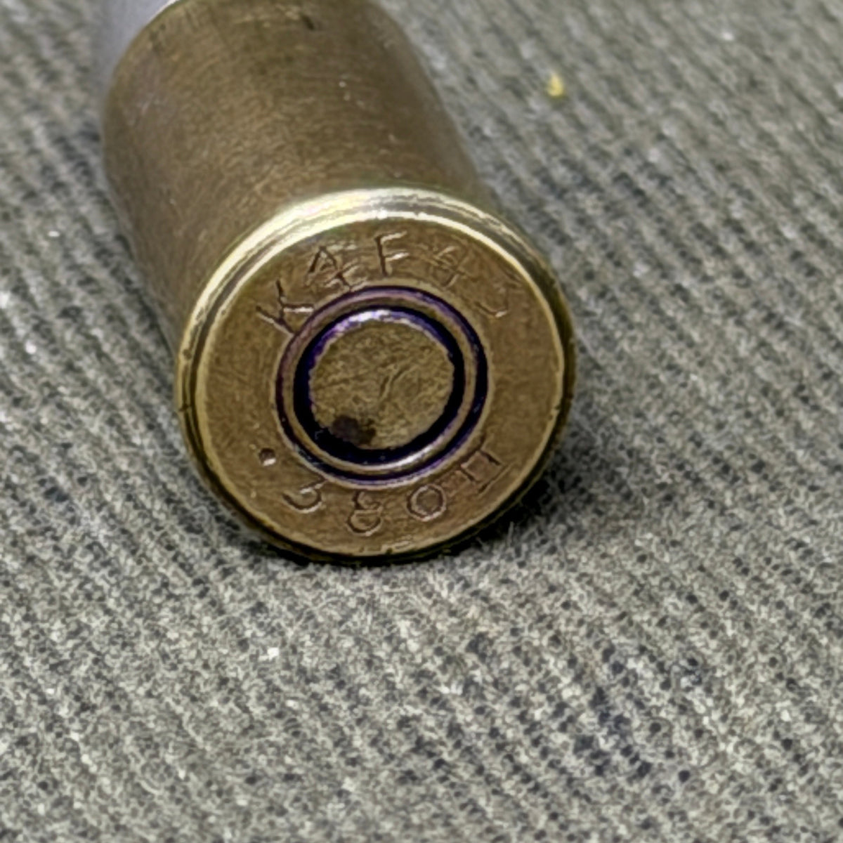 Inert .380 Round – 1943 Dated KF (Kirkee) | Collectible Ammunition