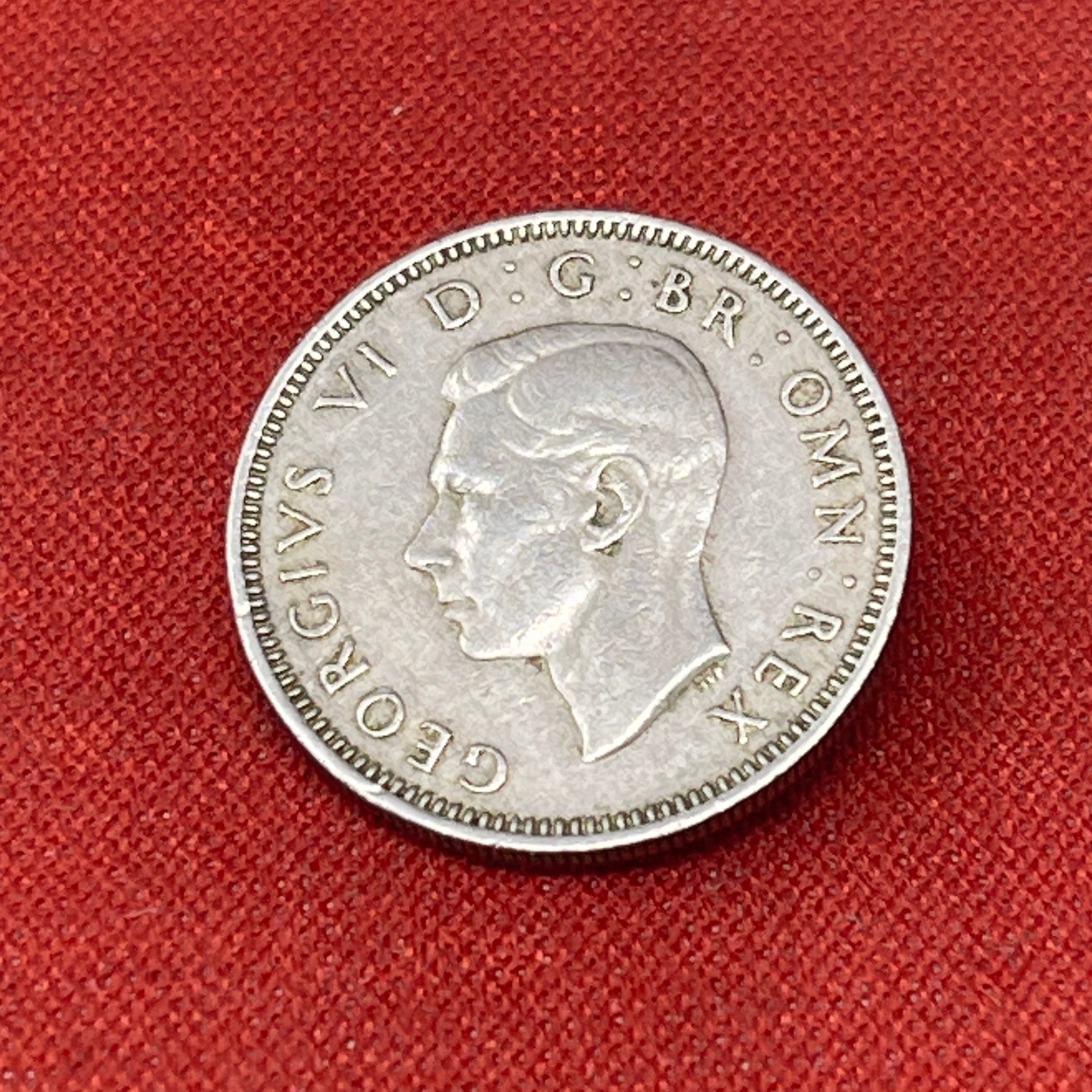 1947 King George VI One Shilling Scottish Crest