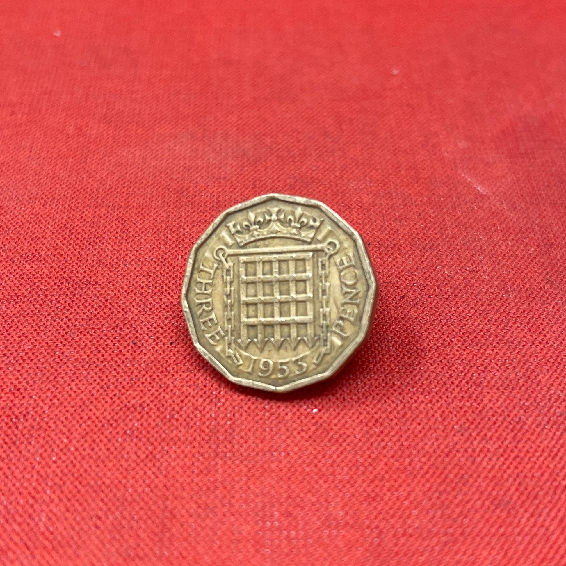 King George VI 1953 Threepence Coin