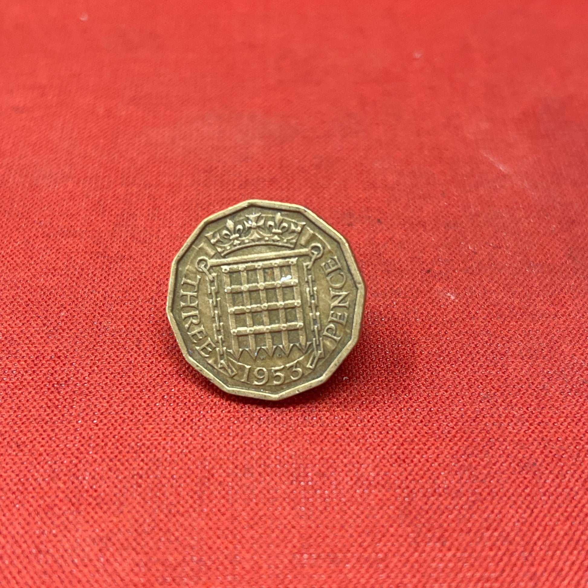 King George VI 1953 Threepence Coin