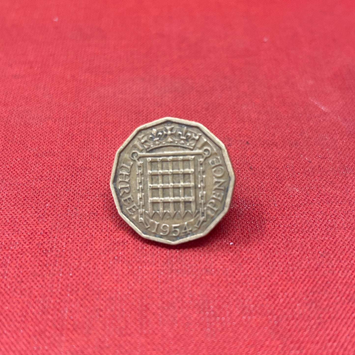 King George VI 1954 Threepence Coin