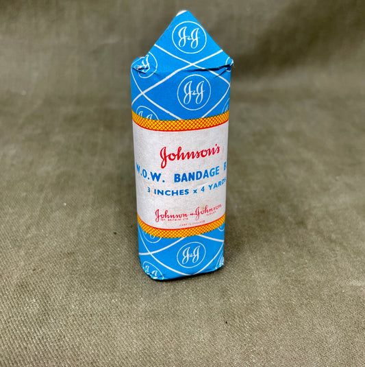 WW2 Johnson's W.O.W Bandage 1In x 4 Yds