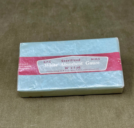 NHS B.P.C Sterilized White Absorbent Gauze – 36in x 1yd
