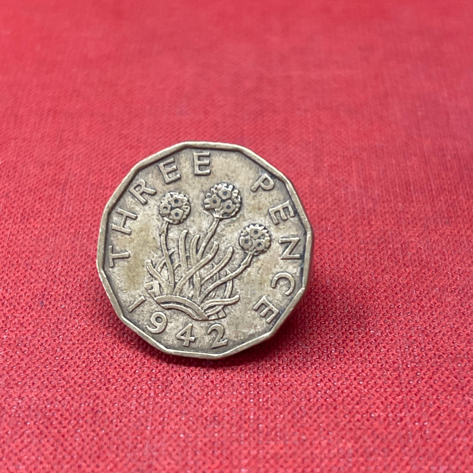 King George VI 1942  Threepence Coin