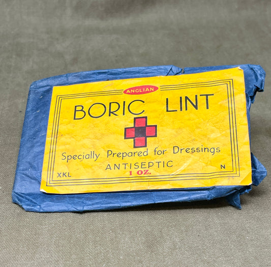Anglian Boric Lint Specially Prepared For Dressings Antiseptic 1OZ