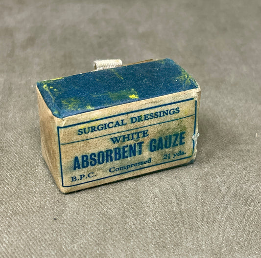 WWII Surgical Dressings – White Absorbent B.P.C 2½ Yds by T. J. Smith