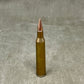 This is an original WW2-era Super .220 Swift round, professionally rendered completely inert for safe collecting and display purposes. The cartridge retains its original full metal jacketed projectile and brass casing, featuring the correct wartime Super headstamp. It has been expertly deactivated, with the primer replaced by an inert one and all propellant removed. The .220 Swift was known for its high velocity and flat trajectory, originally developed in the 1930s and occasionally used for experimental or