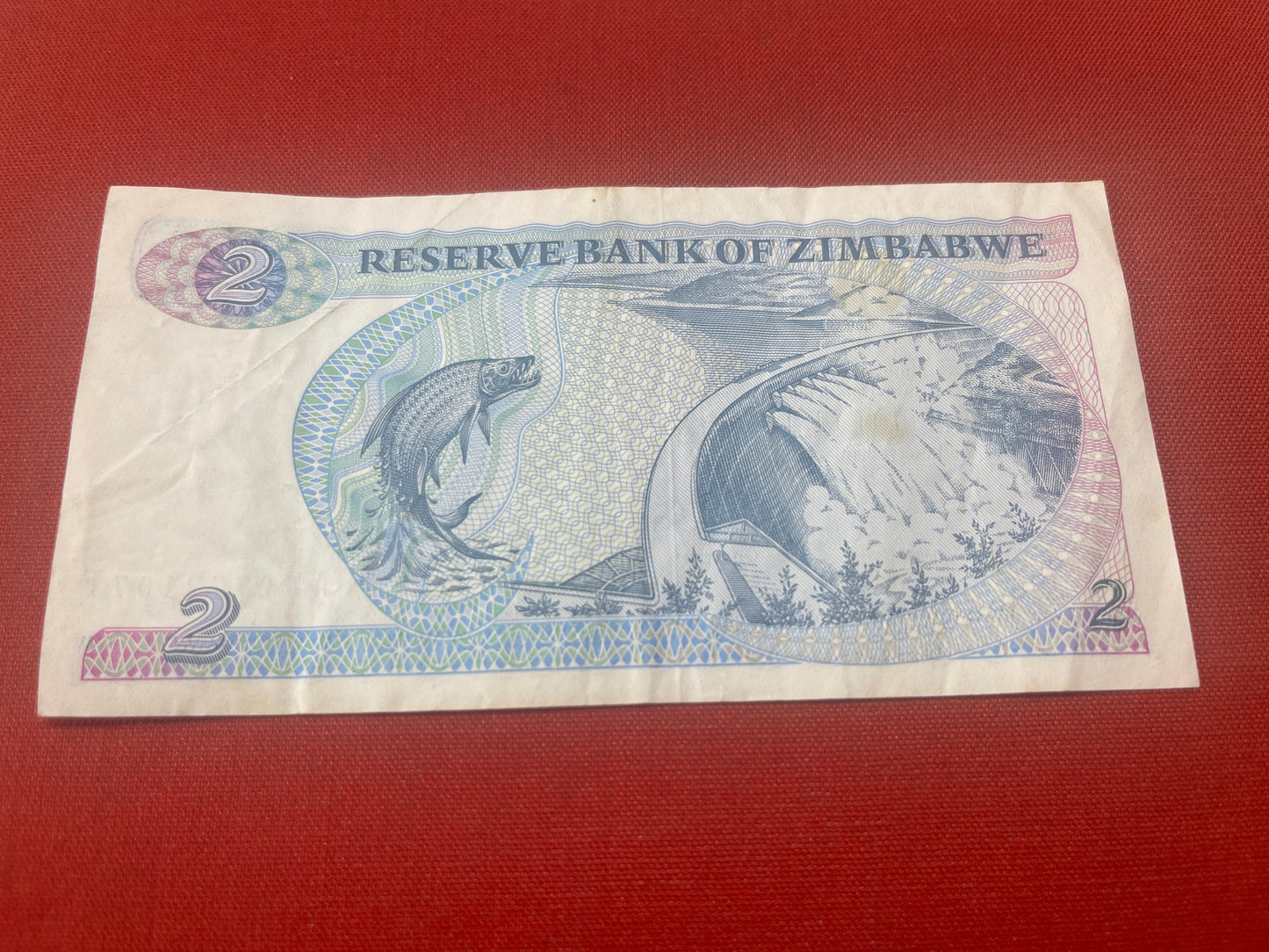 Zimbabwe 2 Dollars Banknote, 1994 AC2772107F