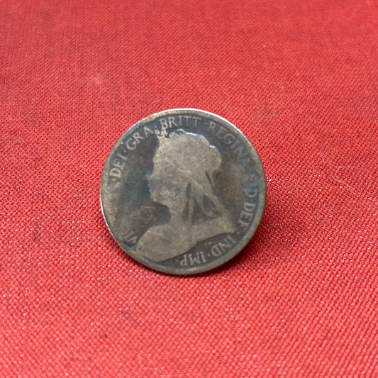 Queen Victoria Half Penny Coin