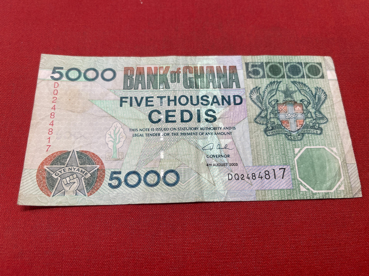 Bank of Ghana 5000 Cedis