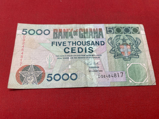 Bank of Ghana 5000 Cedis