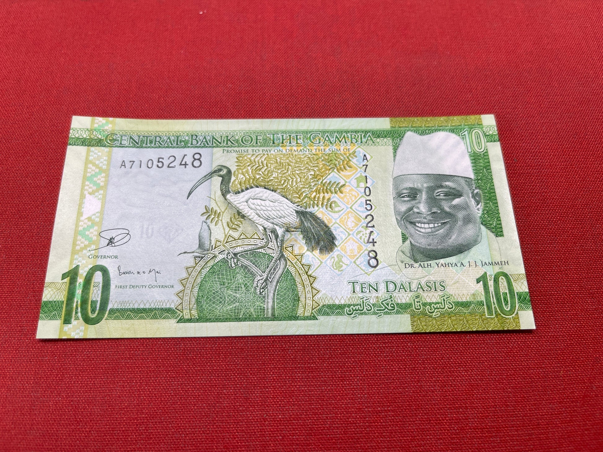 Central Bank of Gambia 10 Dalasis