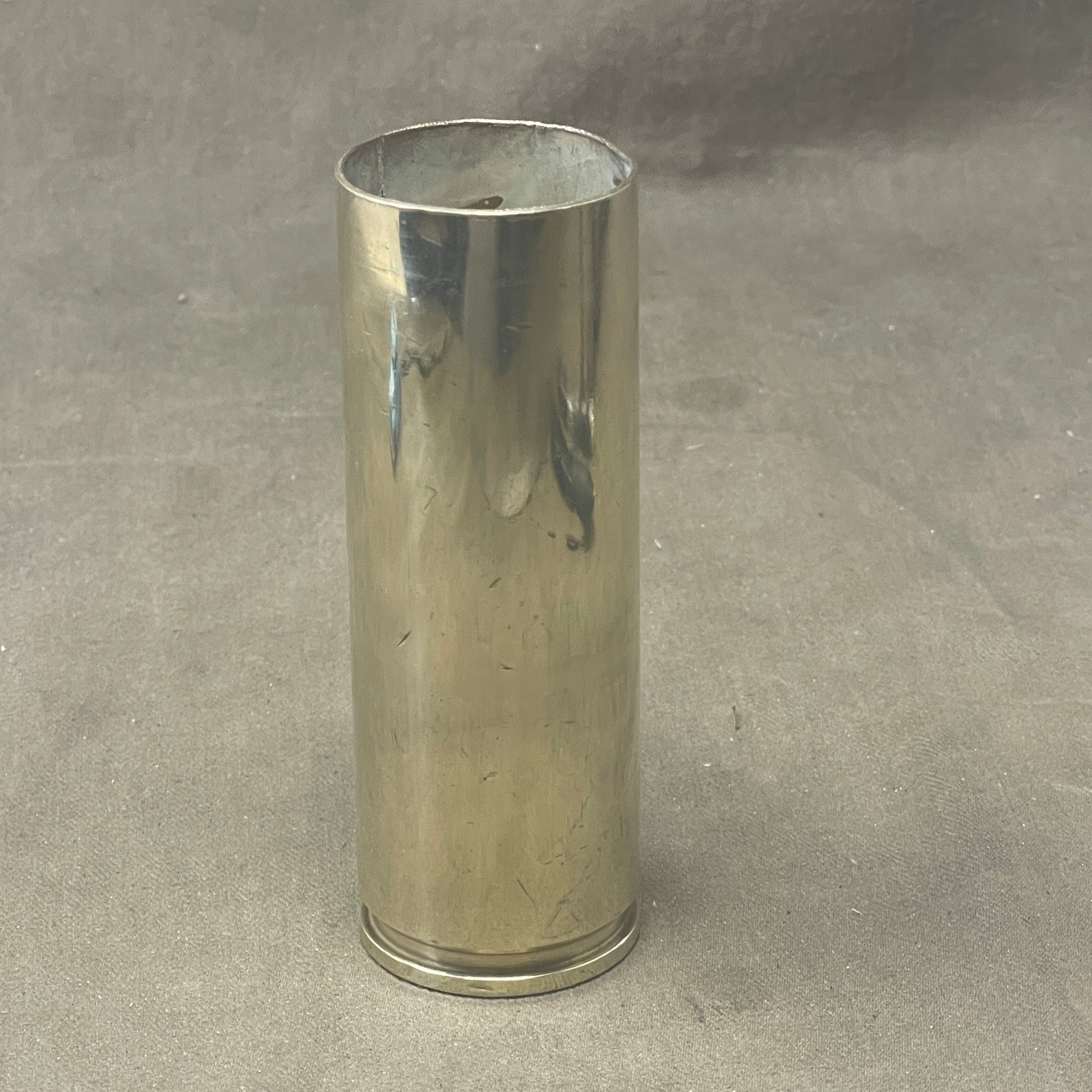 British 30mm AFV CBrass CArtridge Case , cut down to make a Pen Holder