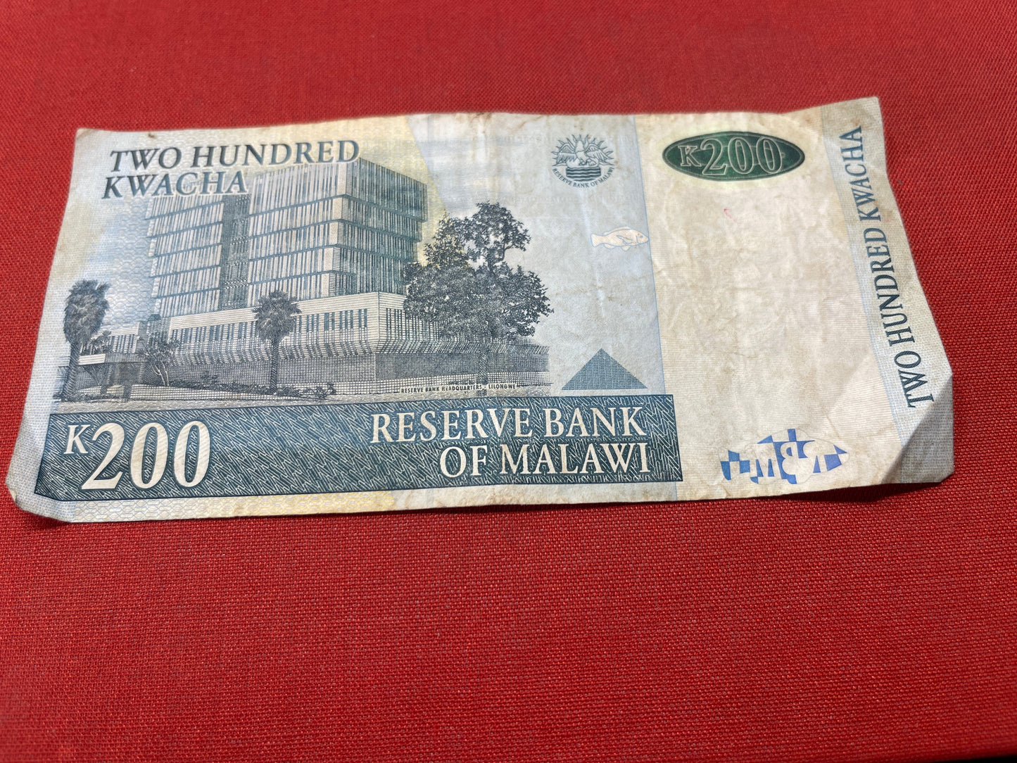 Reserve Bank of Malawi 200 Kwacha