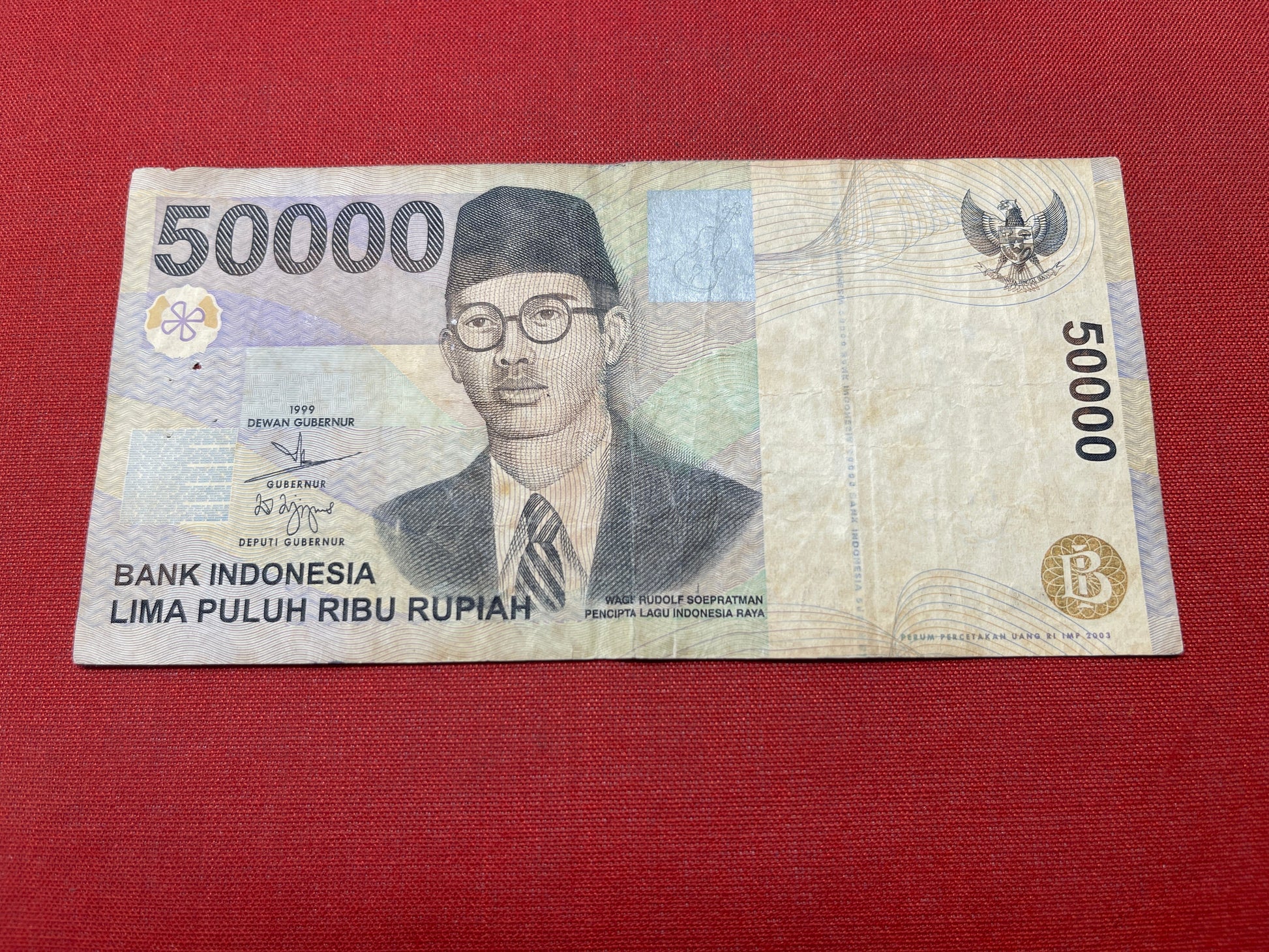 Indonesia, 50,000 Rupiah, Banknote