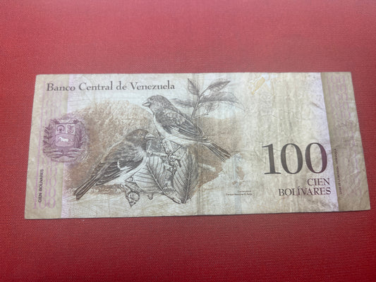 Republic of Venezuela 100 Bolivares