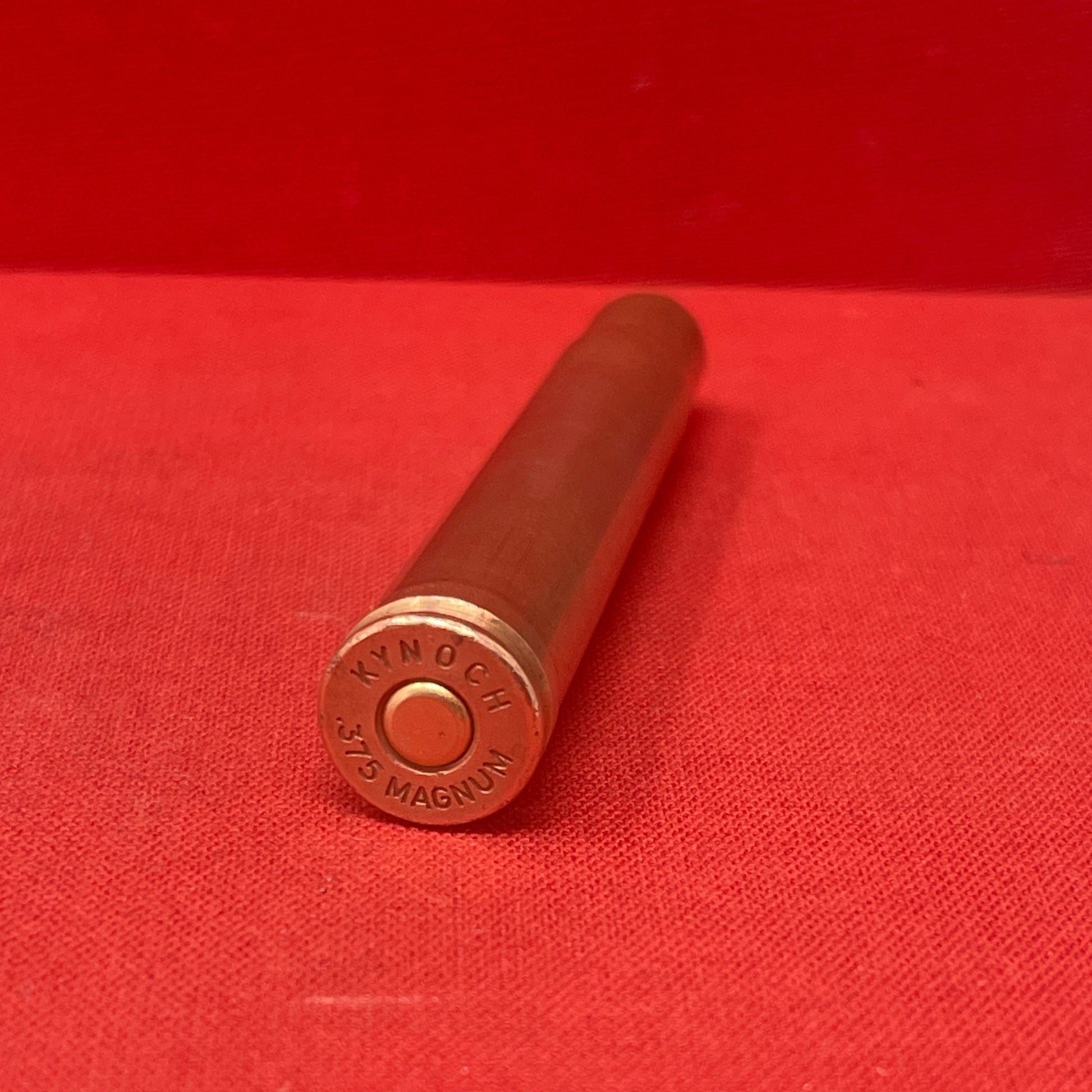 The Kynoch .375 Cartridge Case is esteemed for its versatility and reliability in hunting medium to large game. With a robust, rimmed brass design, it supports various bullet weights, ensuring deep penetration and precise accuracy. Trusted by hunters globally, it delivers consistent performance in diverse hunting environments, making it a preferred choice for professionals and enthusiasts alike