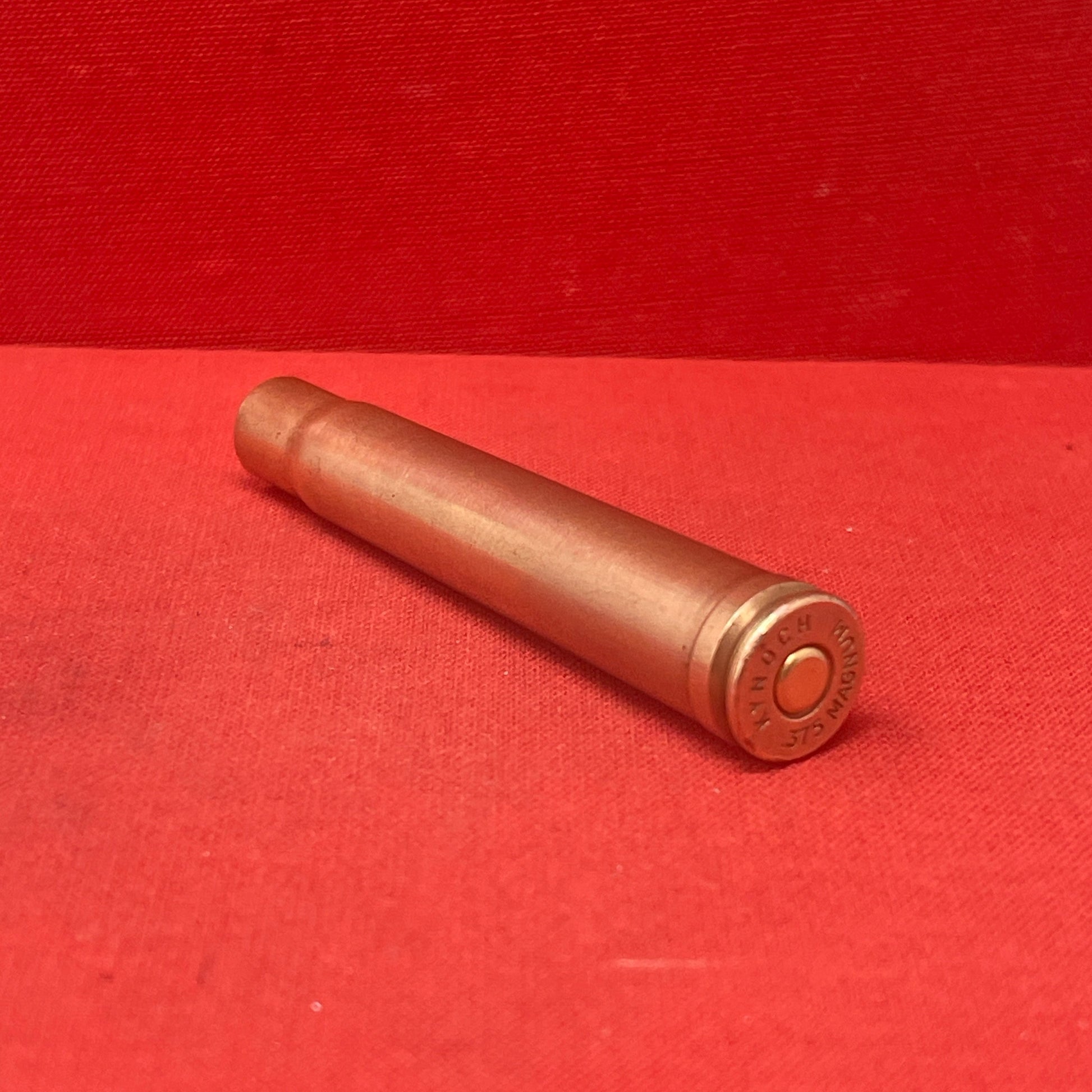 The Kynoch .375 Cartridge Case is esteemed for its versatility and reliability in hunting medium to large game. With a robust, rimmed brass design, it supports various bullet weights, ensuring deep penetration and precise accuracy. Trusted by hunters globally, it delivers consistent performance in diverse hunting environments, making it a preferred choice for professionals and enthusiasts alike