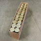 Box of shotgun shells on a gray background