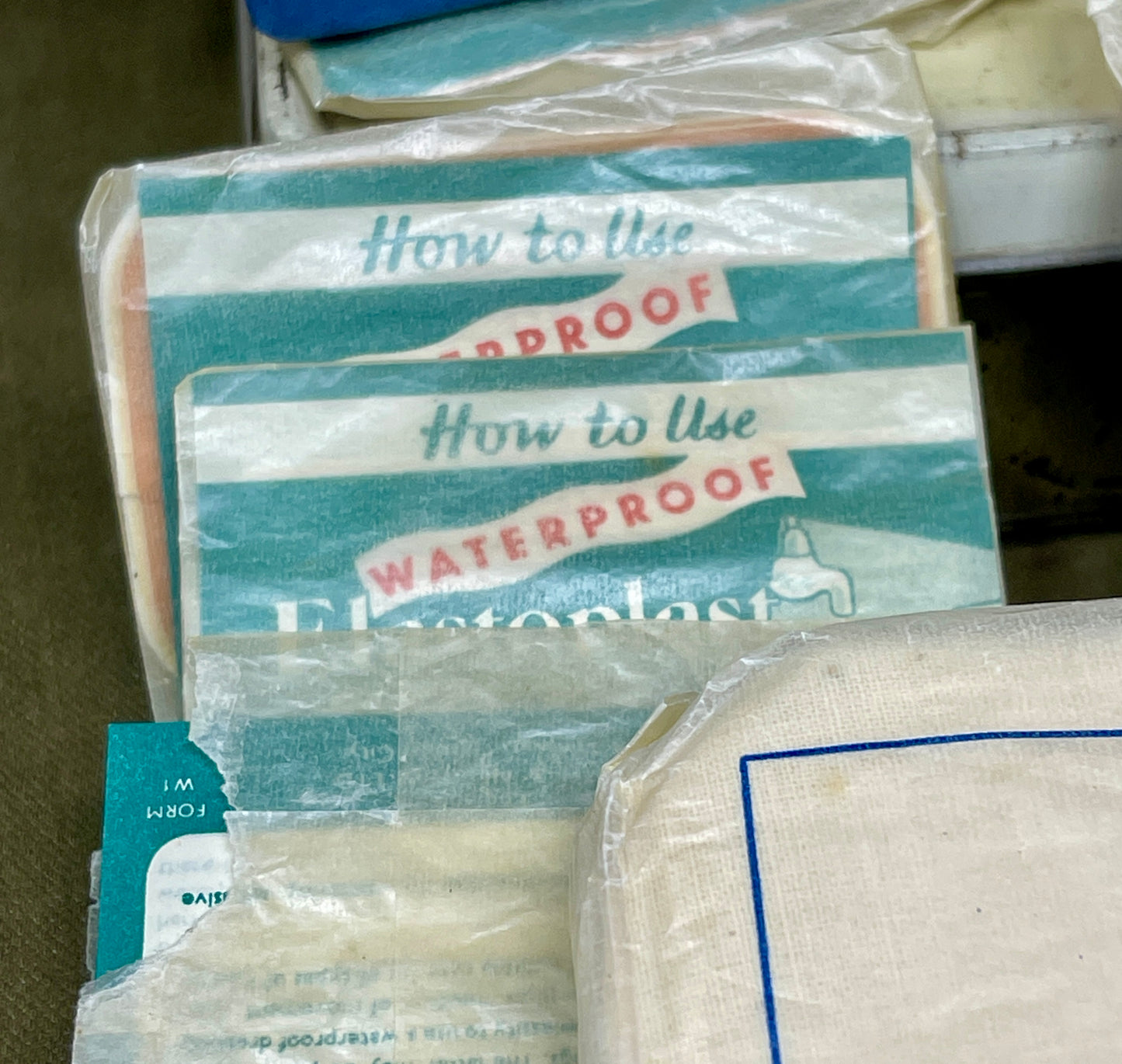 Packaged waterproof fabric with instructions on how to use it.