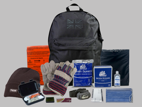 One Person Compact 72hr Emergency Survival "Bug Out Bag"