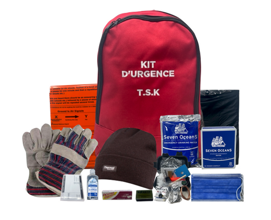 French Kit D'Urgence One Person Compact 72hr Emergency Survival "Bug Out Bag"