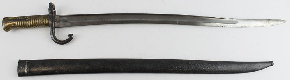 French Chassepot Bayonet 22 1/2 inch,