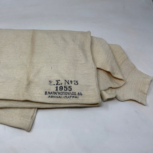 Greek Army 1954 dated wool undershirt