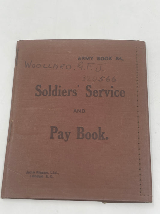 Service Book and prisoner of war letter