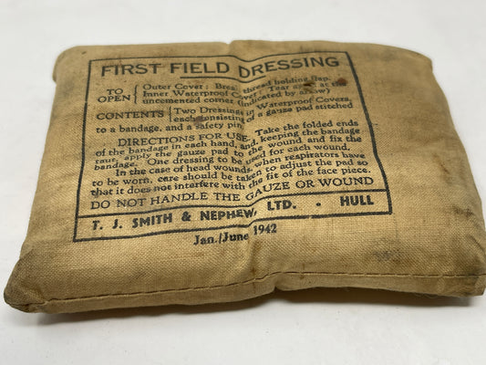 An Original 1942 British First Field Dressing